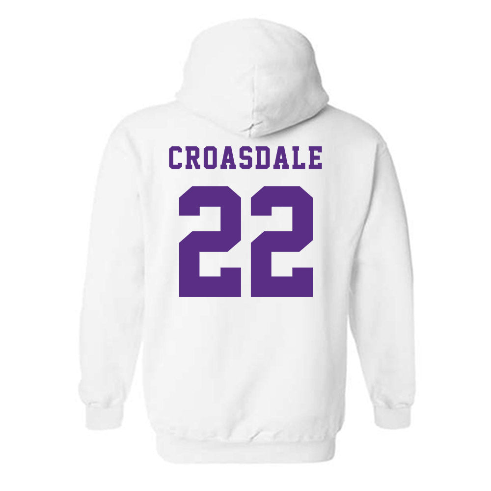 Furman - NCAA Football : Ben Croasdale - Classic Shersey Hooded Sweatshirt-1