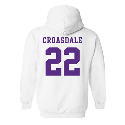 Furman - NCAA Football : Ben Croasdale - Classic Shersey Hooded Sweatshirt-1