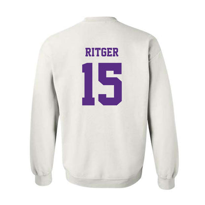 Furman - NCAA Men's Basketball : Owen Ritger - Classic Shersey Crewneck Sweatshirt-1