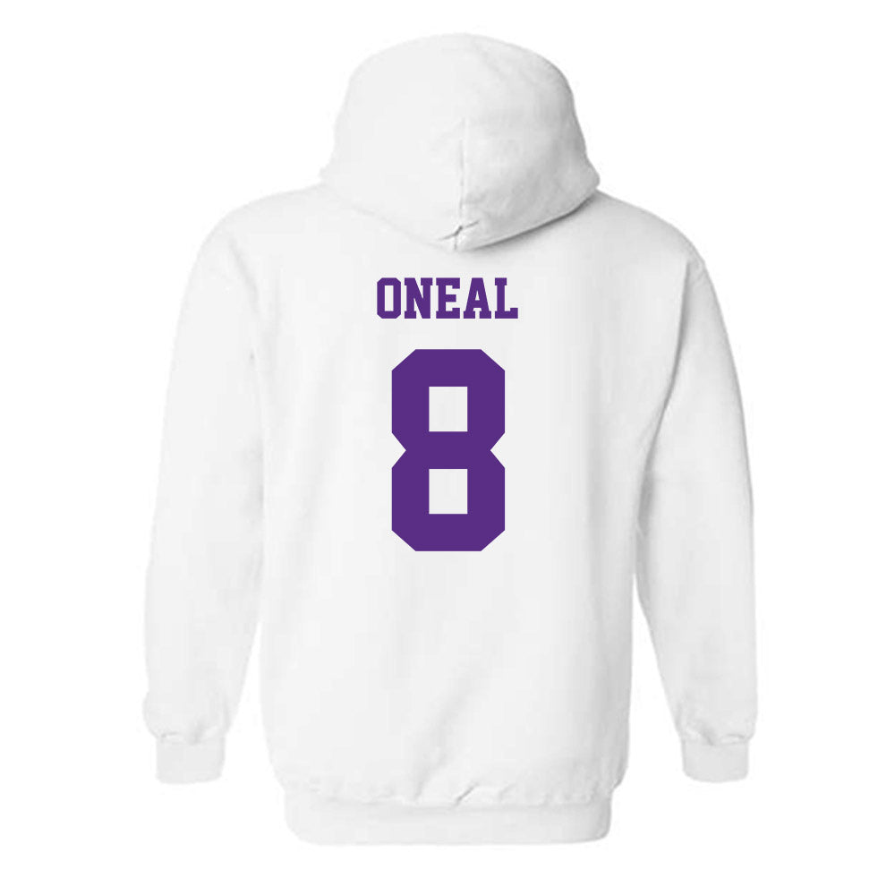 Furman - NCAA Men's Basketball : Collin ONeal - Classic Shersey Hooded Sweatshirt-1