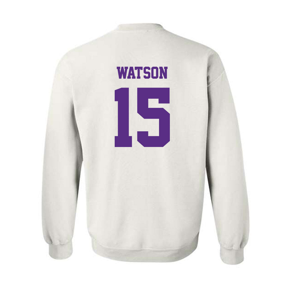 Furman - NCAA Women's Volleyball : Amber Watson - Classic Shersey Crewneck Sweatshirt-1
