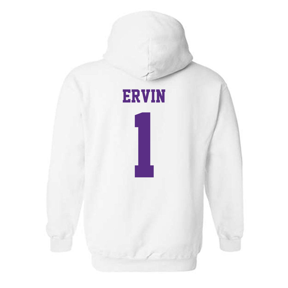 Furman - NCAA Women's Basketball : Alyssa Ervin - Classic Shersey Hooded Sweatshirt-1