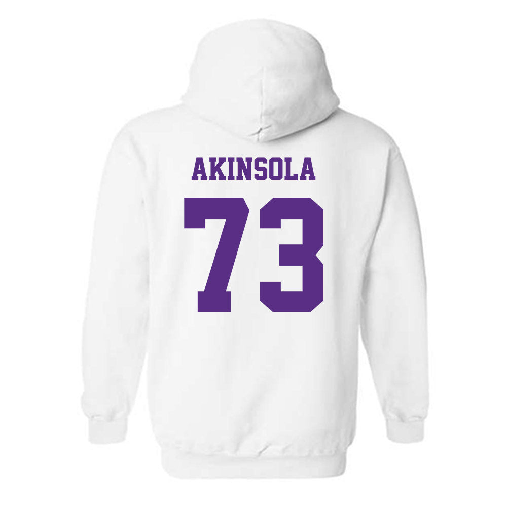 Furman - NCAA Football : Noah Akinsola - Classic Shersey Hooded Sweatshirt-1