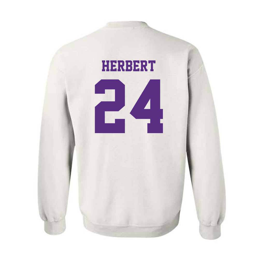 Furman - NCAA Football : Raleigh Herbert - Classic Shersey Crewneck Sweatshirt-1