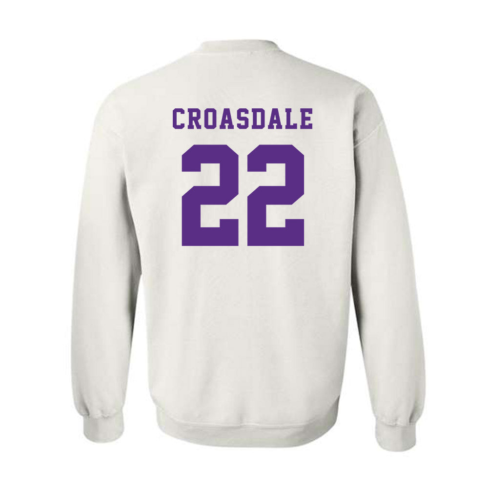 Furman - NCAA Football : Ben Croasdale - Classic Shersey Crewneck Sweatshirt-1