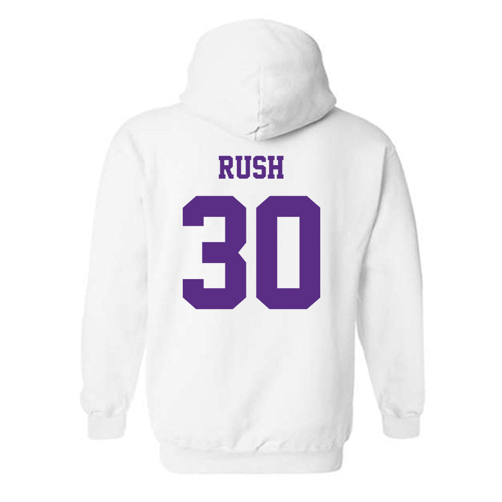 Furman - NCAA Football : Quay Rush - Hooded Sweatshirt Classic Shersey