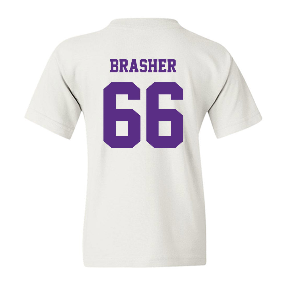 Furman - NCAA Football : Eli Brasher - Classic Shersey Youth T-Shirt-1