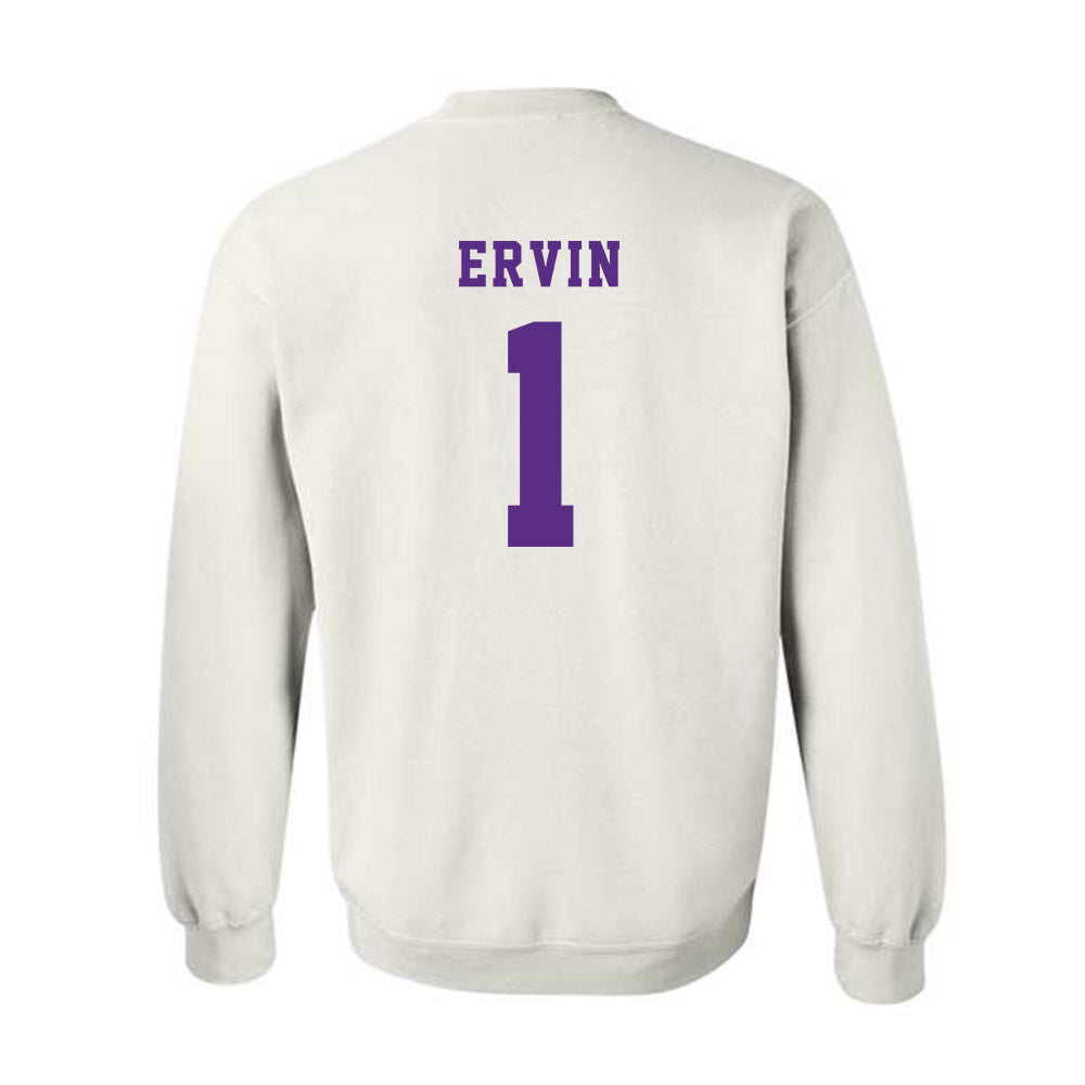 Furman - NCAA Women's Basketball : Alyssa Ervin - Classic Shersey Crewneck Sweatshirt-1