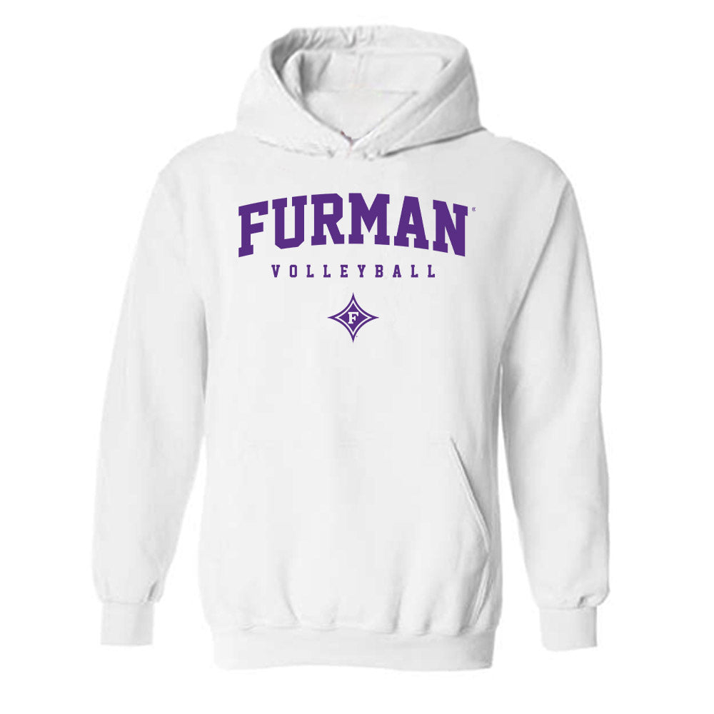 Furman - NCAA Women's Volleyball : Rebekah Buchholz - Classic Shersey Hooded Sweatshirt-0