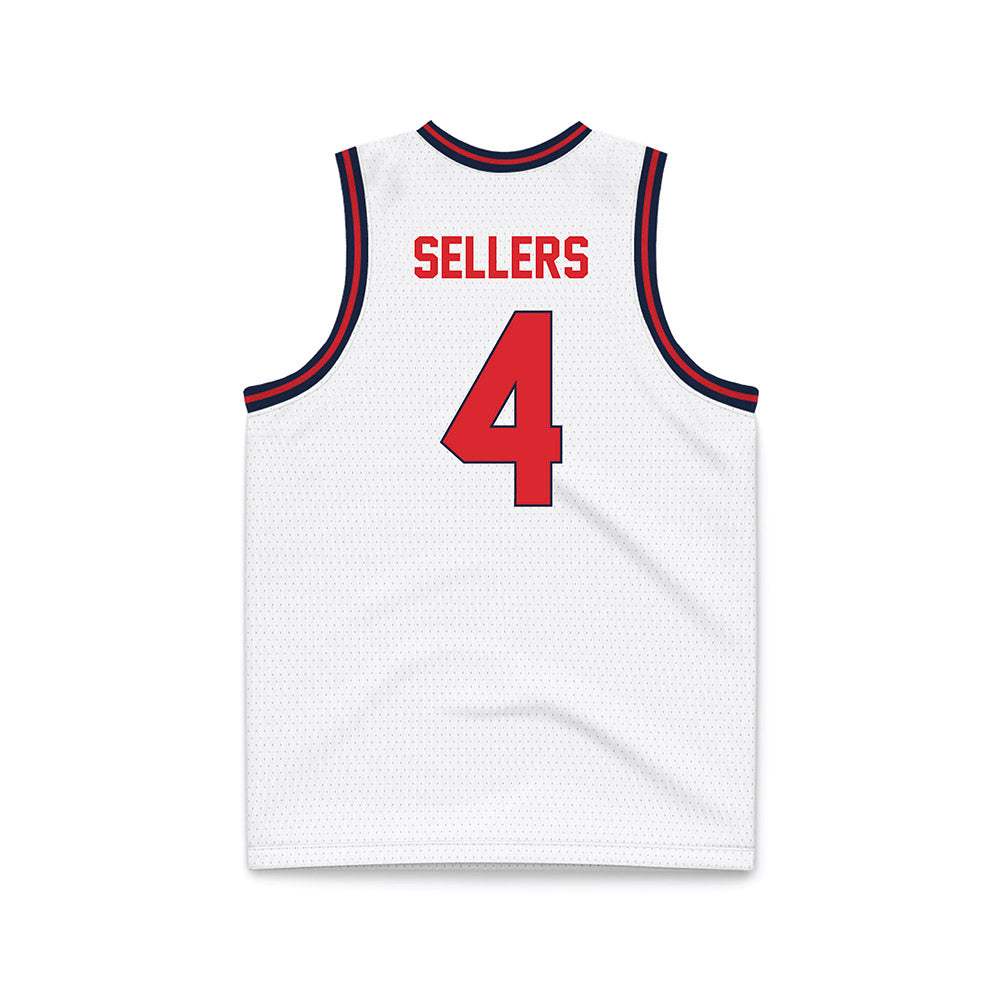 St. Johns - NCAA Men's Basketball : Oziyah Sellers - White Basketball Jersey-1