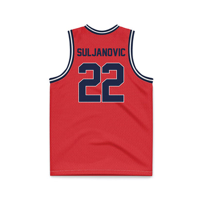 St. Johns - NCAA Men's Basketball : Imran Suljanovic - Red Basketball Jersey-1