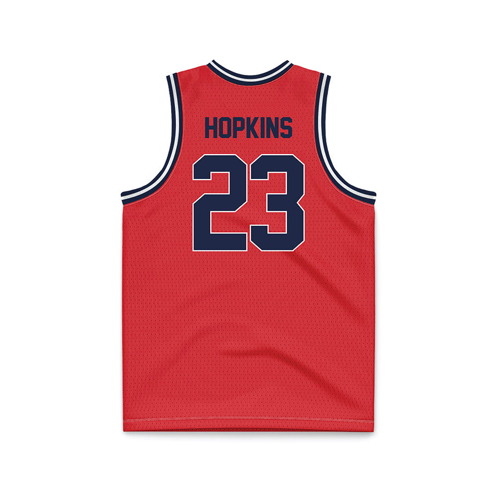 St. Johns - NCAA Men's Basketball : Bryce Hopkins - Red Basketball Jersey-1