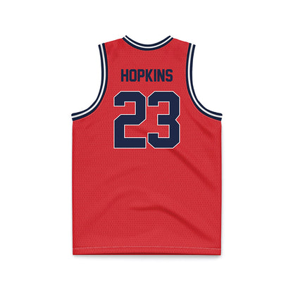 St. Johns - NCAA Men's Basketball : Bryce Hopkins - Red Basketball Jersey-1