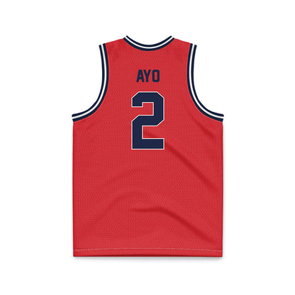St. Johns - NCAA Men's Basketball : Sadiku Ayo - Red Basketball Jersey