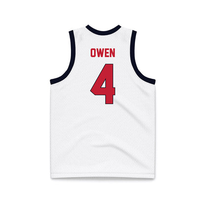 St. Johns - NCAA Women's Basketball : Skye Owen - White Basketball Jersey
