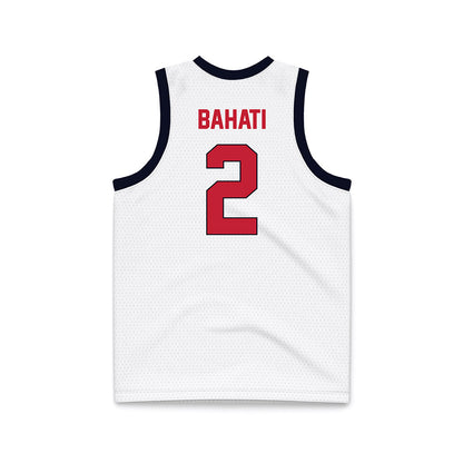 St. Johns - NCAA Women's Basketball : Julie Bahati - White Basketball Jersey-1