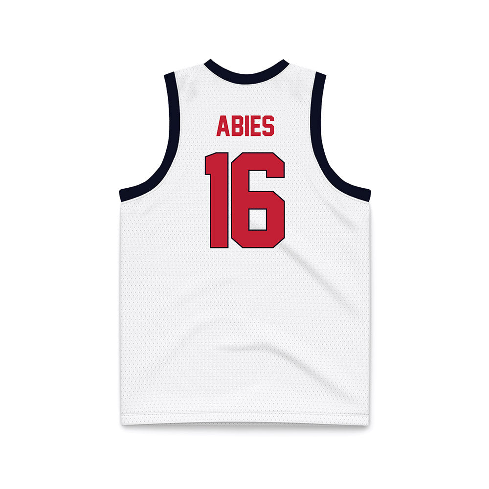 St. Johns - NCAA Women's Basketball : Daniela Abies - White Basketball Jersey-1