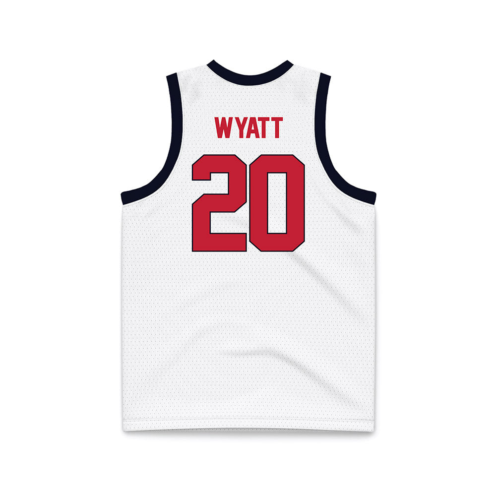 St. Johns - NCAA Women's Basketball : Sa'Mya Wyatt - White Basketball Jersey-1