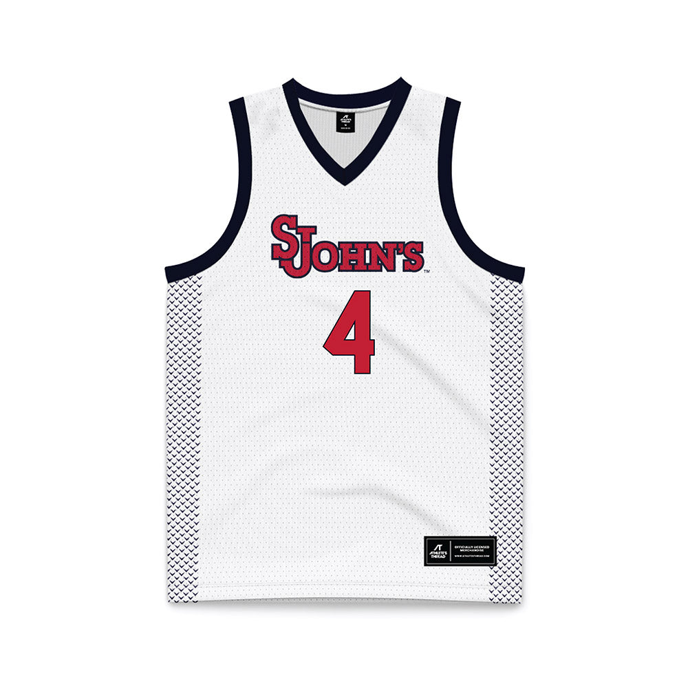 St. Johns - NCAA Women's Basketball : Skye Owen - White Basketball Jersey