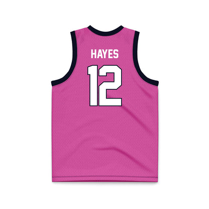 St. Johns - NCAA Women's Basketball : Kyla Hayes - Pink Basketball Jersey-1
