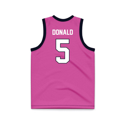 St. Johns - NCAA Women's Basketball : Jailah Donald - Pink Basketball Jersey