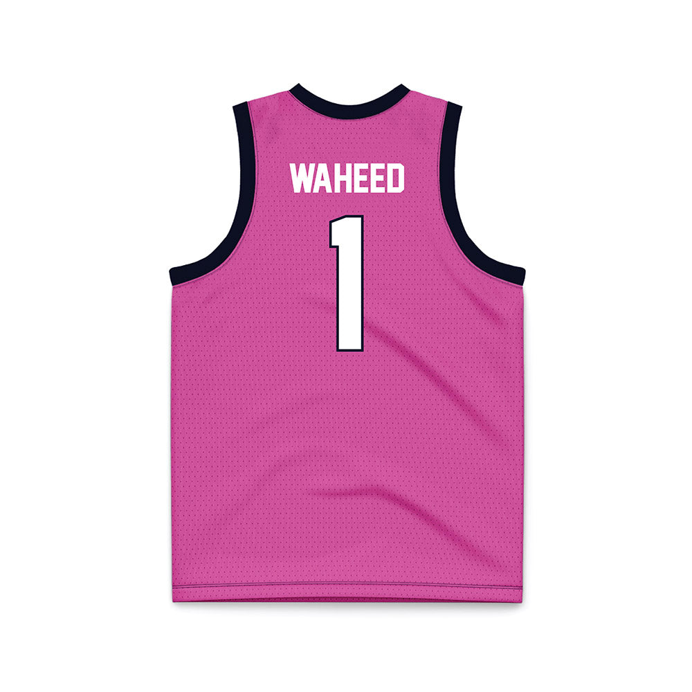 St. Johns - NCAA Women's Basketball : Beautiful Waheed - Pink Basketball Jersey-1