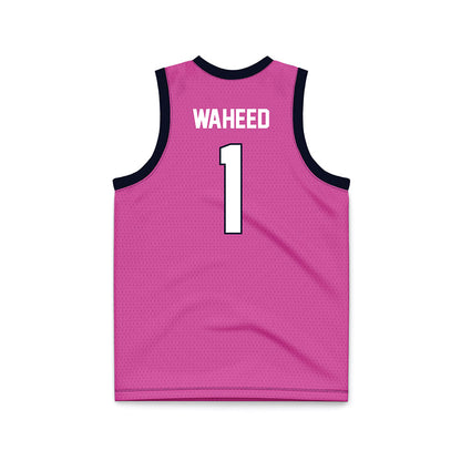 St. Johns - NCAA Women's Basketball : Beautiful Waheed - Pink Basketball Jersey-1