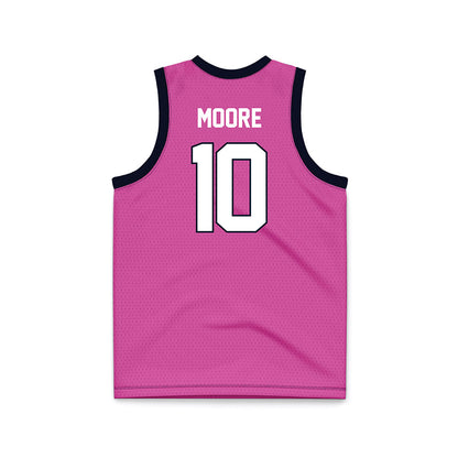 St. Johns - NCAA Women's Basketball : Brooke Moore - Pink Basketball Jersey-1