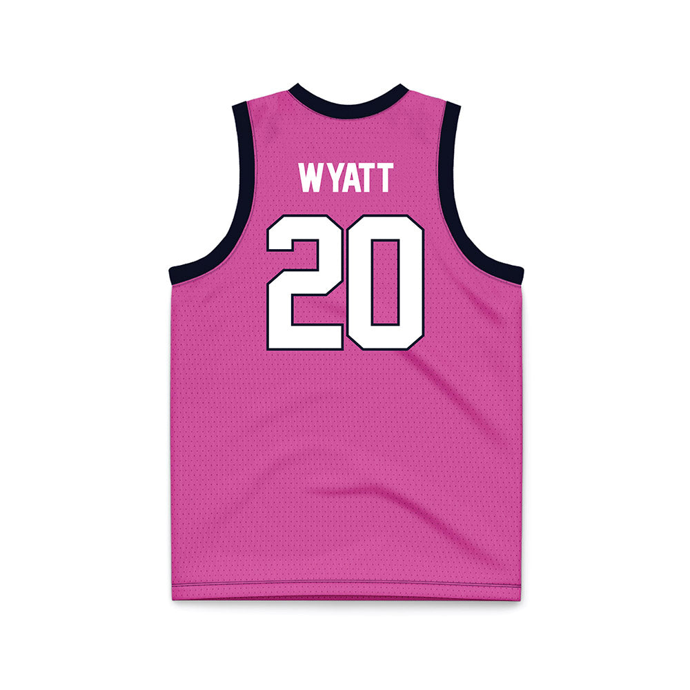 St. Johns - NCAA Women's Basketball : Sa'Mya Wyatt - Pink Basketball Jersey-1