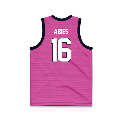 St. Johns - NCAA Women's Basketball : Daniela Abies - Pink Basketball Jersey-1