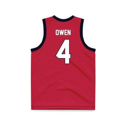 St. Johns - NCAA Women's Basketball : Skye Owen - Red Basketball Jersey