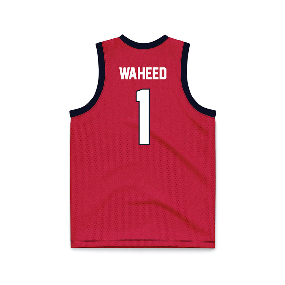 St. Johns - NCAA Women's Basketball : Beautiful Waheed - Red Basketball Jersey-1