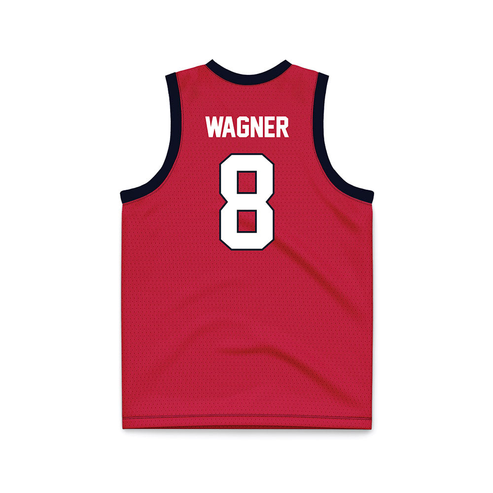 St. Johns - NCAA Women's Basketball : Shaulana Wagner - Red Basketball Jersey-1