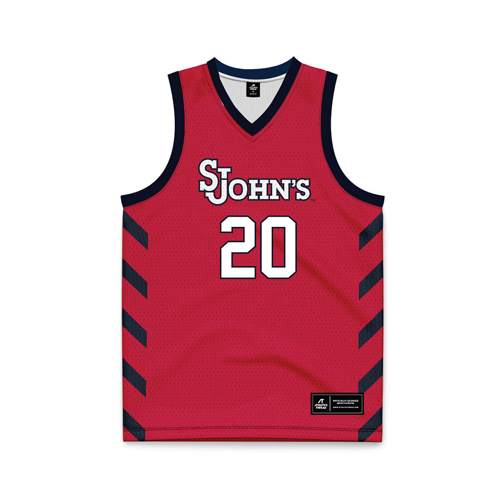 St. Johns - NCAA Women's Basketball : Sa'Mya Wyatt - Red Basketball Jersey-0
