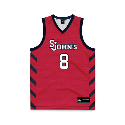 St. Johns - NCAA Women's Basketball : Shaulana Wagner - Red Basketball Jersey-0