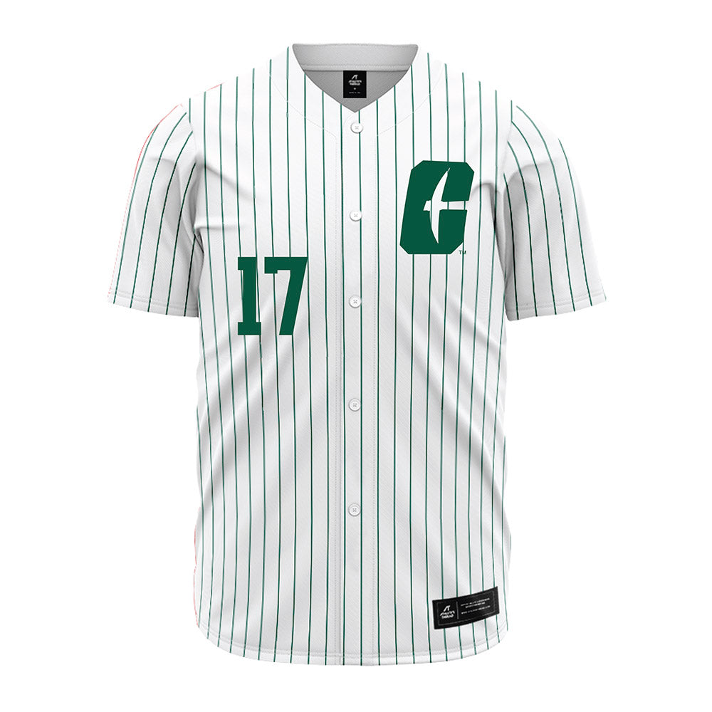 UNC Charlotte - NCAA Baseball : Wesley Jones - White Jersey-0