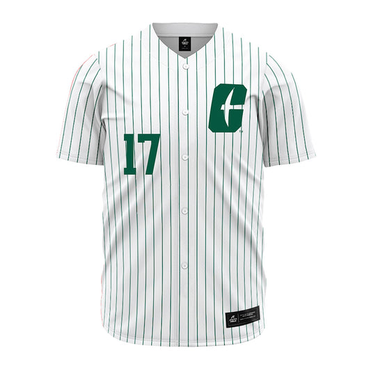 UNC Charlotte - NCAA Baseball : Wesley Jones - White Jersey-0