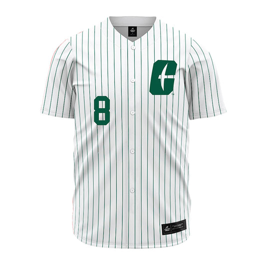 UNC Charlotte - NCAA Baseball : Noah Furcht - White Jersey-0