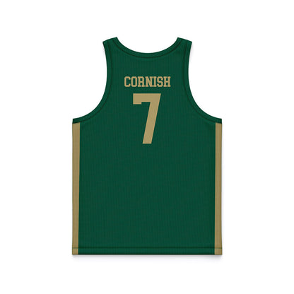 UNC Charlotte - NCAA Women's Basketball : Taliah Cornish - Green Basketball Jersey-1
