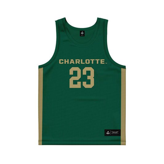 UNC Charlotte - NCAA Women's Basketball : McKenzie Graves - Green Basketball Jersey-0