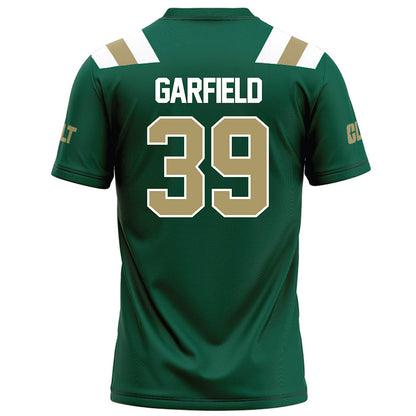 UNC Charlotte - NCAA Football : Colby Garfield - Green Football Jersey-1
