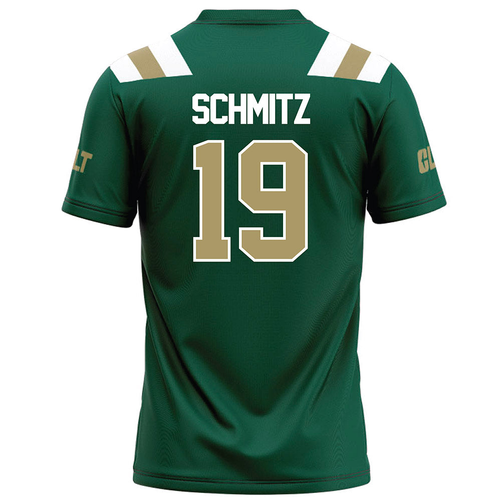 UNC Charlotte - NCAA Football : Kadin Schmitz - Green Football Jersey-1