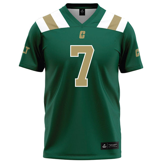 UNC Charlotte - NCAA Football : DJ Burgess - Green Football Jersey-0