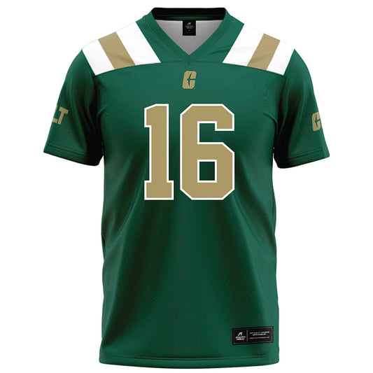 UNC Charlotte - NCAA Football : Luke McNulty - Green Football Jersey-0