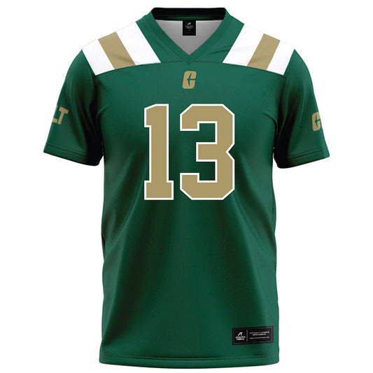 UNC Charlotte - NCAA Football : Caleb Tucker - Green Football Jersey-0