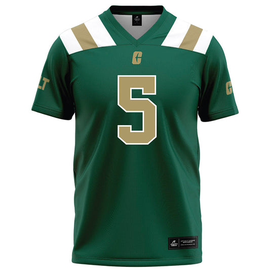 UNC Charlotte - NCAA Football : Thai Baldwin - Green Football Jersey-0