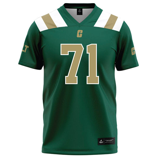 UNC Charlotte - NCAA Football : Elisha Samples - Green Football Jersey-0
