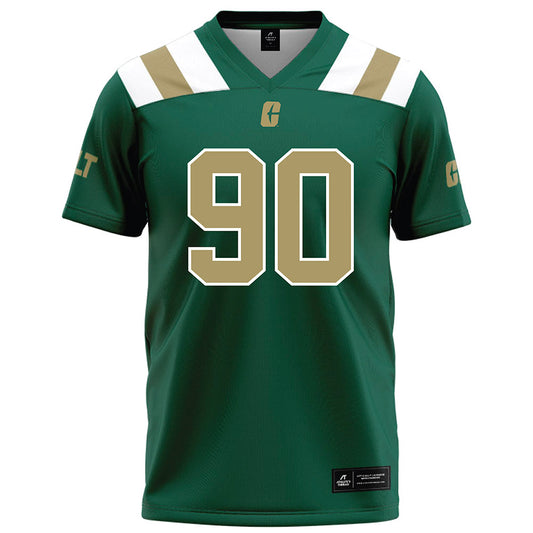 UNC Charlotte - NCAA Football : Chris Morton - Green Football Jersey-0