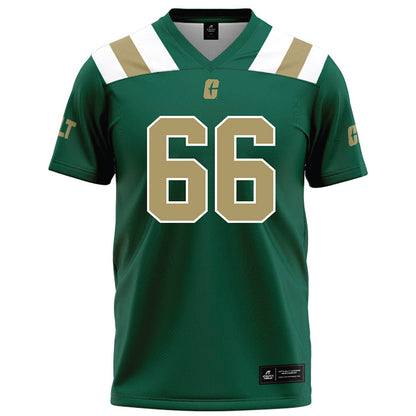 UNC Charlotte - NCAA Football : Omarion Davis - Green Football Jersey-0