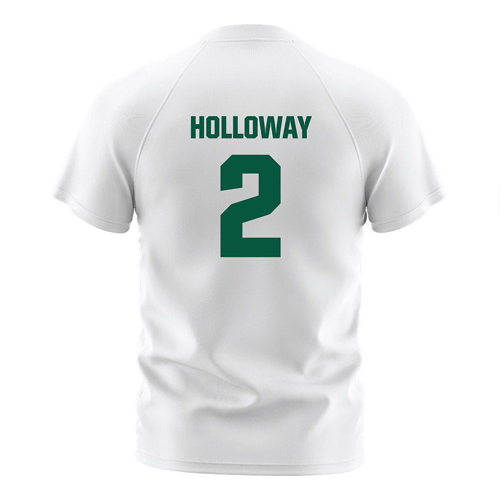 UNC Charlotte - NCAA Men's Soccer : Xavier Holloway - White Soccer Jersey-1